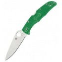 Нож Spyderco Endura4 Flat Ground Green