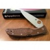 Нож Spyderco Endura4 Flat Ground Brown