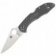 Нож Spyderco Delica4 Flat Ground Grey