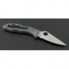 Нож Spyderco Delica4 Flat Ground Grey