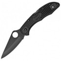 Нож Spyderco Delica4 Black FRN Plain