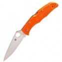 Нож Spyderco Endura4 Flat Ground Orange