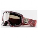 Маска Dragon D1 Pow Heads Red/Dark Smoke+Yellow Blue Ion
