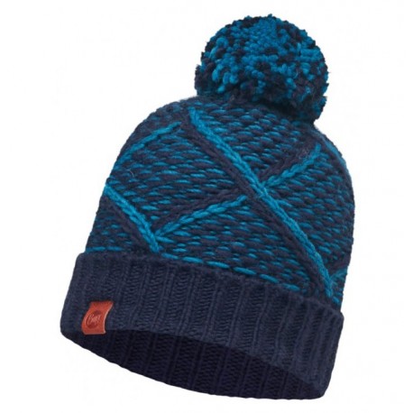 Buff® Knitted Hat Plaid Medieval Blue 2013.783