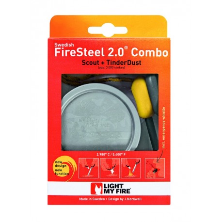 Набор Light My Fire FireSteel Scout 2.0 + TinderDust Combo