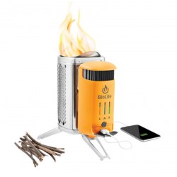Горелка-зарядка на дровах BioLite CampStove 2 with Flexlight