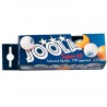 Теннисные мячи JOOLA SUPER 3* 40 мм (3 шт) , ITTF белый