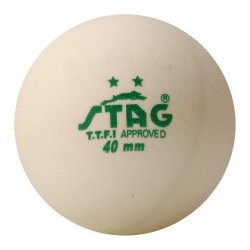 Шарики для настольного тенниса STAG TWO STAR WHITE BALL