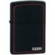 Зажигалка Zippo Black Matte With Logo & Border 218ZB