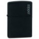 Зажигалка Zippo Black Matte With Logo 218ZL