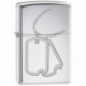 Зажигалка Zippo Dog Tag High Polish Chrome 24836