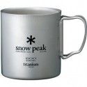 Титановая термокружка Snow Peak Titanium Double Mug 600ml MG-054