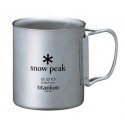 Титановая термокружка Snow Peak Titanium Double Mug 220ml MG-051FH