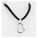Кулон Rock Empire Antiqued Silver Carabiner