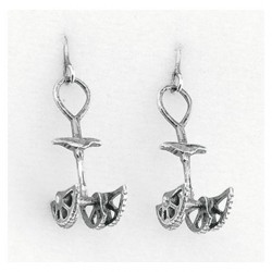 Серьги Rock Empire Antiqued Silver Cams