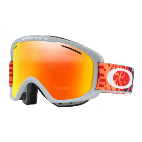 Маска Oakley O2 XM Pixel Fade Fathom/Fire Iridium