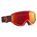 Маска Scott Level Red/Black Amplifier Red Chrome