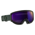 Маска Scott Level Black/Grey Amplifier Purple Chrome