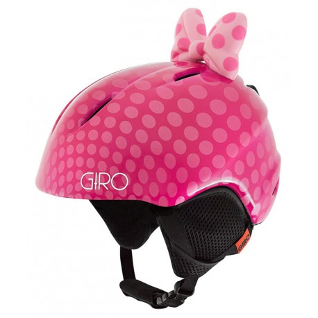 Шлем детский Giro Launch Plus (Bow Polka Dots)