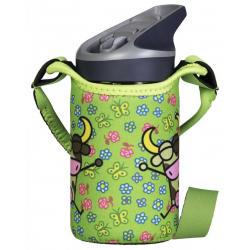 Фляга с чехлом Laken Tritan Jannu 0.45L Kukuksumusu Vacaline + NP Cover