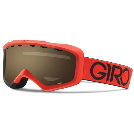 Маска Giro Grade красный/черный Dual/Amber Rose