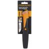 Нож для тяжелых работ с точилом в чехле Fiskars 156018