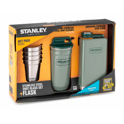 Набор Stanley футляр, 4 рюмки + фляга Adeventure 0.23L