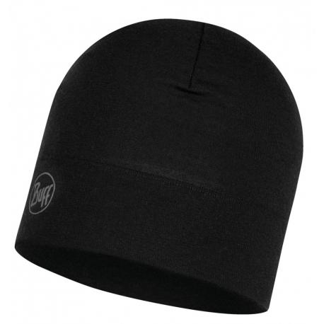 Шапка Buff® Midweight Merino Wool Hat Solid Black 118006.999