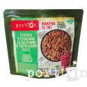 Гречка с овощами и грибами в красном соусе Portion