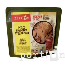 Мясо свинины тушеное 200 г Portion