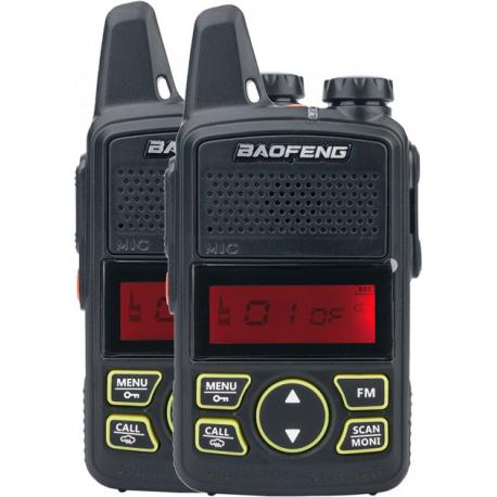Комплект раций Baofeng BF-T1 2 шт (BF-T1_PMR_2)