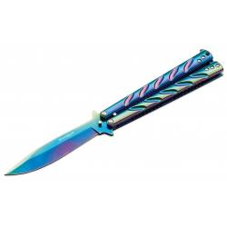Нож Boker Magnum Balisong Rainbow