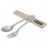 Набір столових приладів Snow Peak SCT-002 Titanium Fork & Spoon Set ложка і виделка