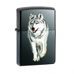 Зажигалка Zippo Wolf Black Ice 769