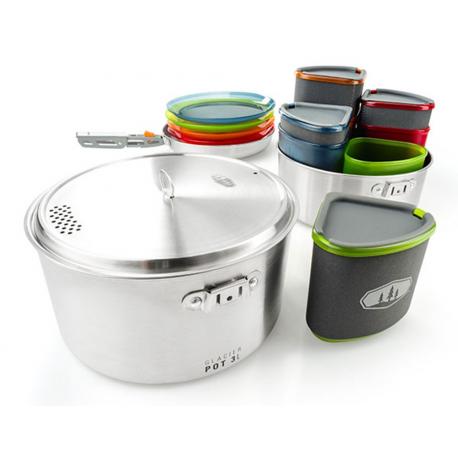 Набор посуды GSI Outdoors Glacier Stainless Camper