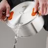 Набор посуды GSI Outdoors Glacier Stainless Base Camper Medium