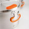 Набор посуды GSI Outdoors Glacier Stainless Base Camper Medium