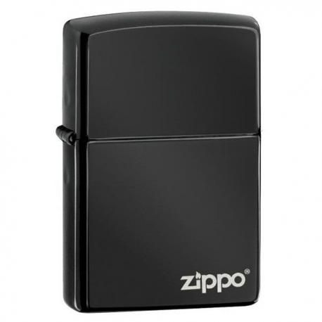 Зажигалка Zippo Ebony With Logo 24756ZL