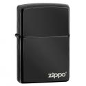Зажигалка Zippo Ebony With Logo 24756ZL