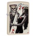 Зажигалка Zippo 216 Skull King Queen Beauty 29393
