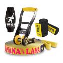 Слеклайн Gibbon Banana Lama 25 m 3.5 cm Set