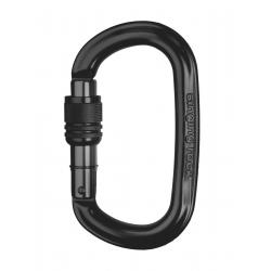 Карабин с муфтой Singing Rock Ozone Screw Black