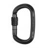 Карабин с муфтой Singing Rock Ozone Screw Black