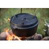 Казан-жаровня чугунная Petromax Dutch Oven ft12 плоское дно 10.8 л