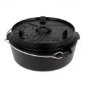 Казан-жарівня чавунна Petromax Dutch Oven ft6 плоске дно 5.5 л
