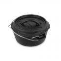 Казан-жарівня чавунна Petromax Dutch Oven ft0.5 плоске дно 0.6 л