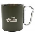 Термокружка з карабіном 350 мл Tramp UTRC-122 olive