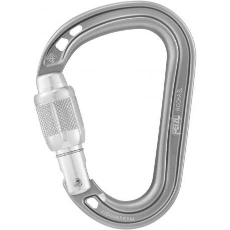 Карабін Petzl ROCHA Screw-Lock Light Gray