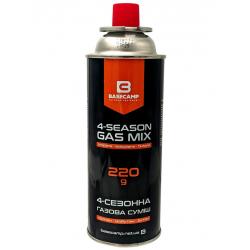 Газовий балон BaseCamp 4 Season Gas 220 г