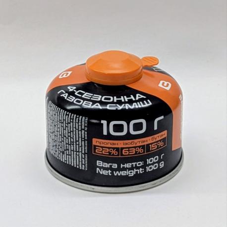 Газовий балон BaseCamp 4 Season Gas 100 г